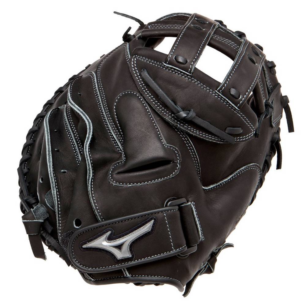 Womens Mizuno Classic Series Fastpitch 34.5" Softball Catchers Mitt Black Philippines (KUZSQP968)